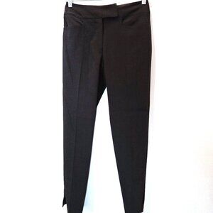 Vintage Barbara Lesser Fibers Cropped Straight Leg with Split Hem Pants Size 2